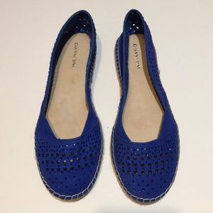 Gianni Bini Royal Blue Beaded espadrille